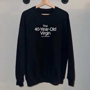 Black White The 40 Year Old Virgin Classic Comedy Movie Crewneck Sweatshirt